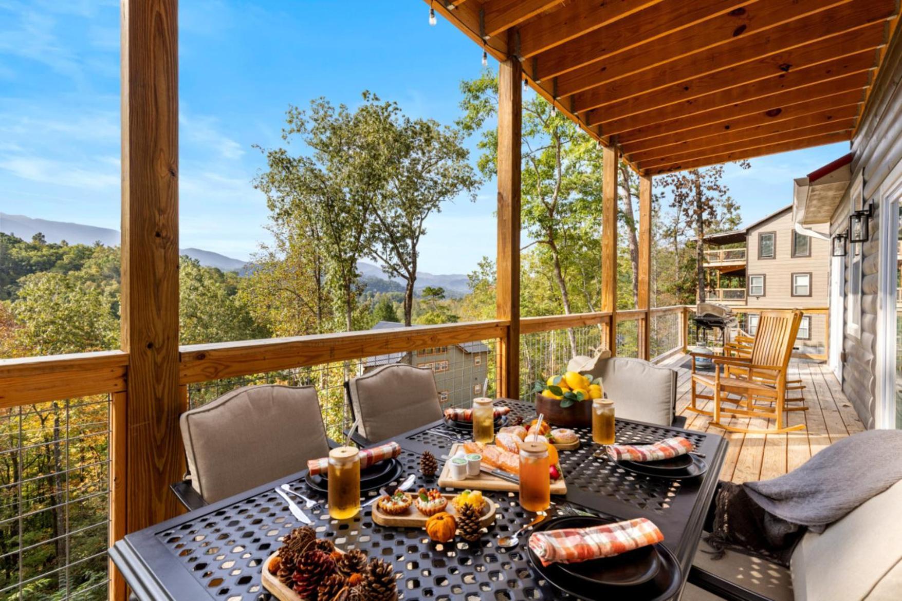 Tranquil Mountain Getaway By Ghosal Luxury Lodging Gatlinburg Exterior foto