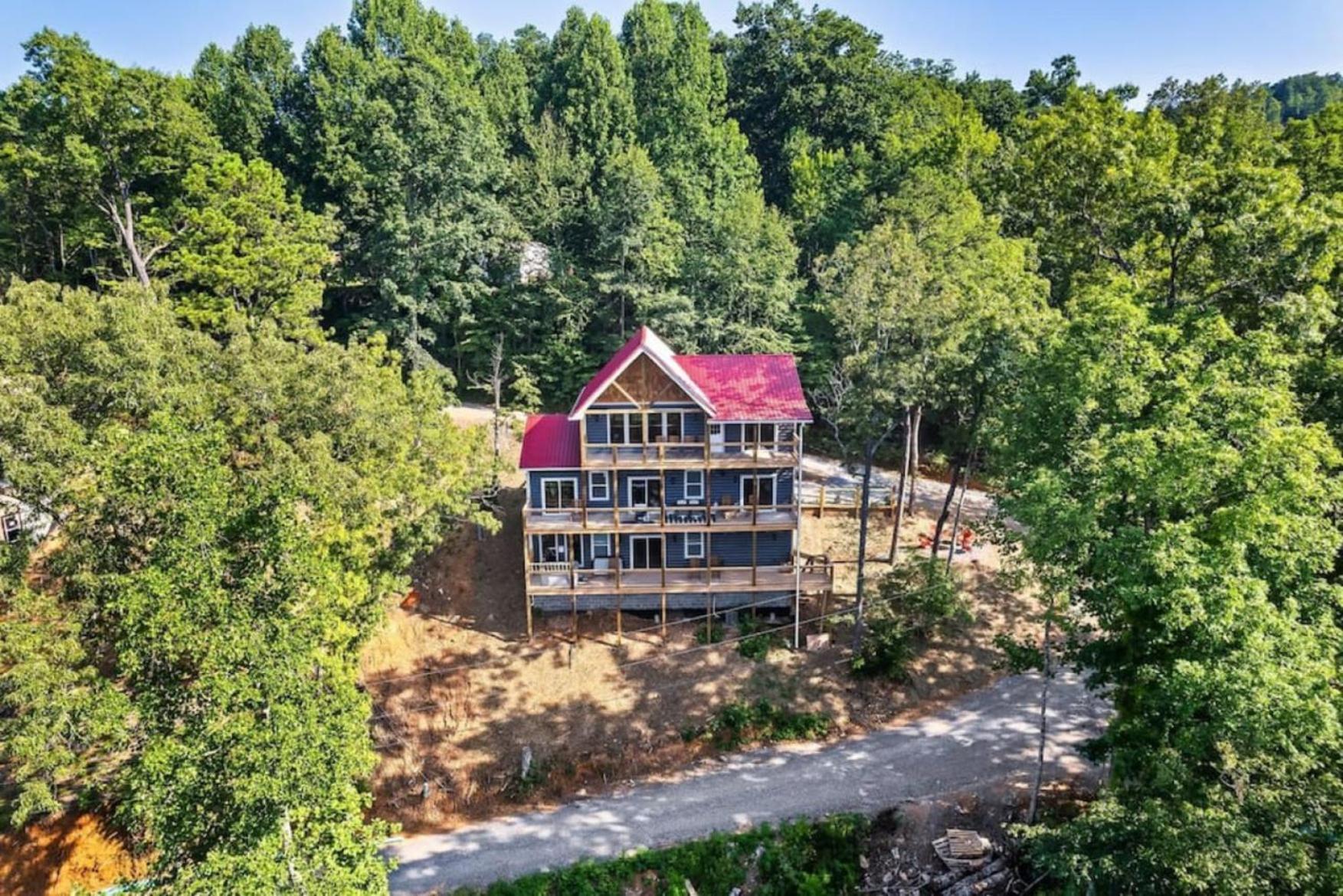 Tranquil Mountain Getaway By Ghosal Luxury Lodging Gatlinburg Exterior foto